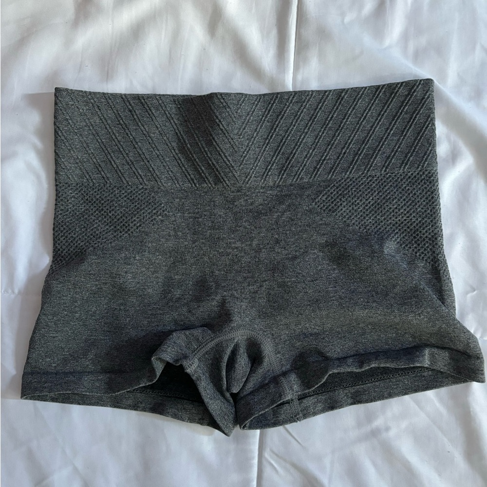 Gray gym shorts